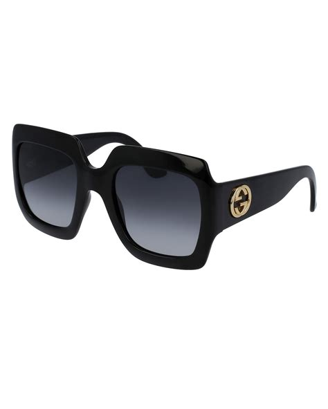 gucci 55 mm flip sunglasses|Gucci men's square sunglasses black.